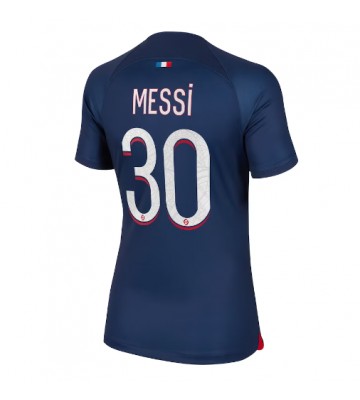Paris Saint-Germain Lionel Messi #30 Hjemmedrakt Kvinner 2023-24 Kortermet
